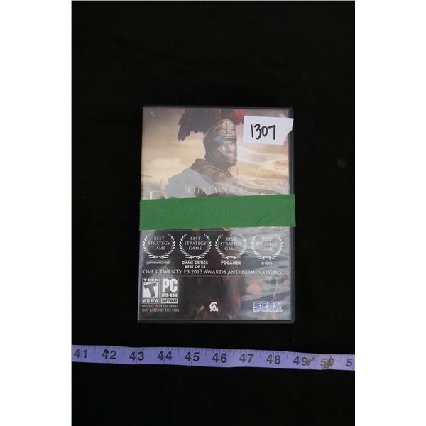 #1307 - 2 RPG Video Games for PC, Skyrim - The Elder Scrolls V (W/Map and Guide) and Rome II - Total