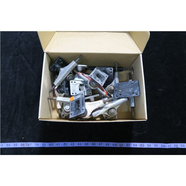 #1309 - Box of 6 Pairs of Old School Skateboard Trucks