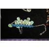 Image 3 : #1318 - Estate Costume Jewelry - Blue Bead Necklace, Blue Beaded Bracelet & 2 Brown Bead Neckalces