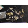 #1321 - Estate Costume Jewelry - Cleopatra Type Gold Costume Jewelry