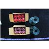 Image 2 : #1332 - 2 Partylite Taper Holders and 2 Boxes Votives; Mulberry and Cinnamon & Bayberry