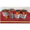 Image 1 : Lot 4 Oil Tins