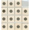 Image 2 : (15) 1946-1953 USA 5 Cent Coins