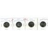 Image 1 : (4) 2007-2009 Canadian 25 Cent Coins