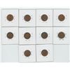 Image 2 : 10 X Various 1978 -1989 Canadian 1 Cent Coins