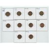 Image 1 : 10 X Various 1964 -1994 Canadian 1 Cent Coins