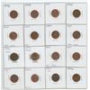 Image 1 : 16 X Various  1983 -2004 Canadian 1 Cent Coins
