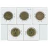 Image 2 : 5 X Various 2010 - 2015 Canadian 1 Dollar Coins