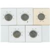 Image 1 : 1961 &82 & 84 & 88 & 90 United States 5 Cent Coins