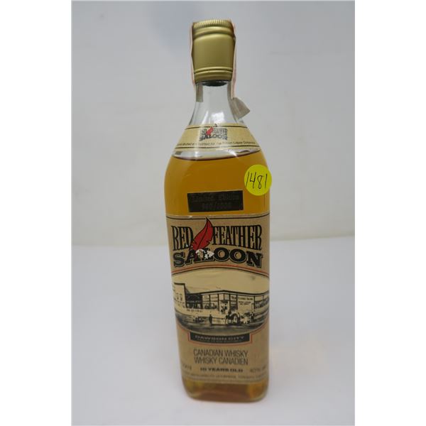 Red Feather Saloon Canadian Whisky -  Limited Edition 980/1000 - 750ml Sealed
