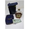 Image 4 : Seagram's Crown Royale Canadian Whisky 25oz Bottle (Unsealed-Over Half Full) with Box, Pouch and Nov