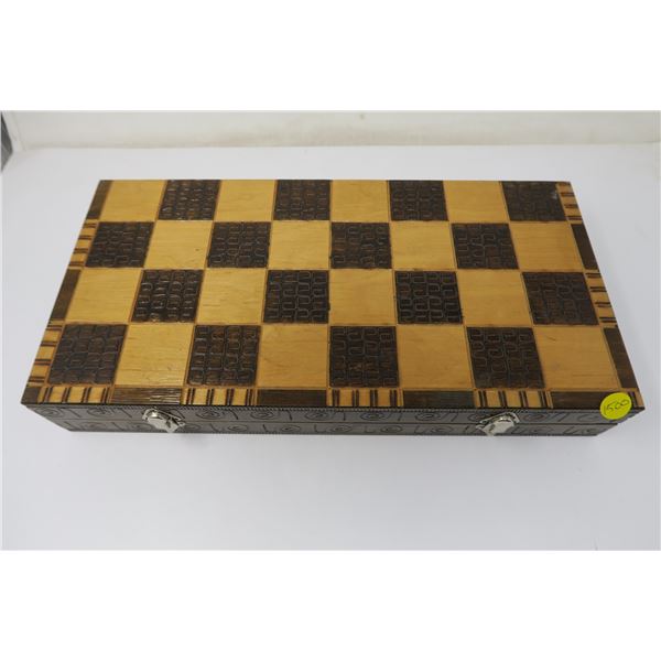 Chess Set - Polish Made Handcarved Wood