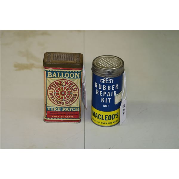 Balloon Tire Patch & Macleods Rubber Repair Kit