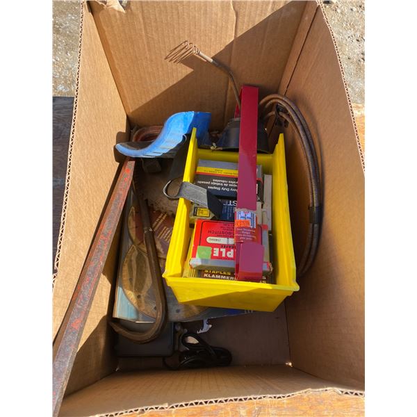 Lot Of Saw Blades + Crow Bars + Etc