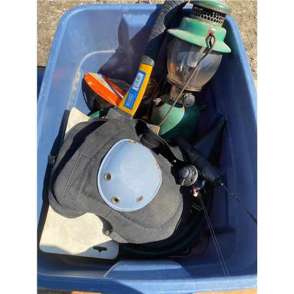 Lot Of Camping Supplies (Hatchet + Coleman Lamp + Etc)
