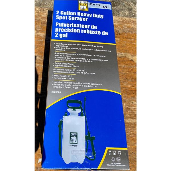 2 Gallon Heavy Duty Spot Sprayer