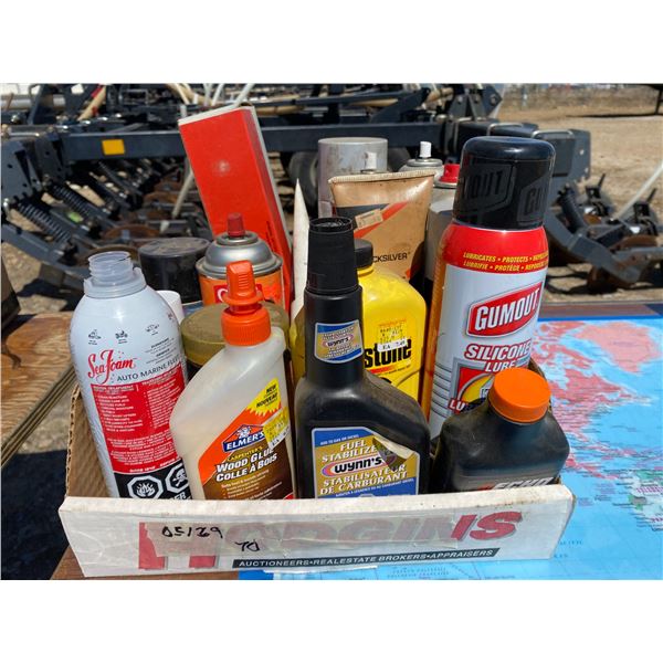 Lot Of Miscellaneous Items (Sea foam, Fuel Stabilizer , Etc)