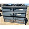Image 1 : 4 Drawer Metal hop Cabinet W/ Contents