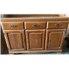 Image 3 : Maple 2 piece Buffet And Hutch (71"x16"x46")