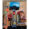 Image 1 : Lot Of Ice Fishing Rods + Tackle + Etc