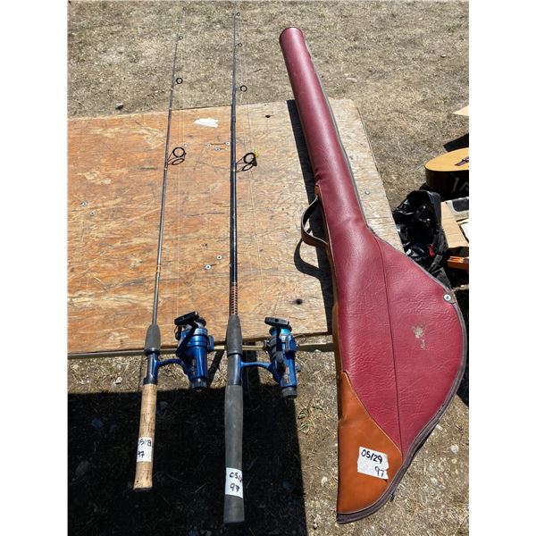2 Rod And Reels + Case