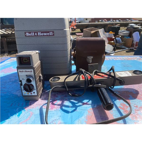 Movie Projector (Bell And Howell+ Lights + Etc