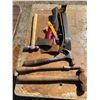 Image 2 : Lot Of Hammers + Hatchets + Etc