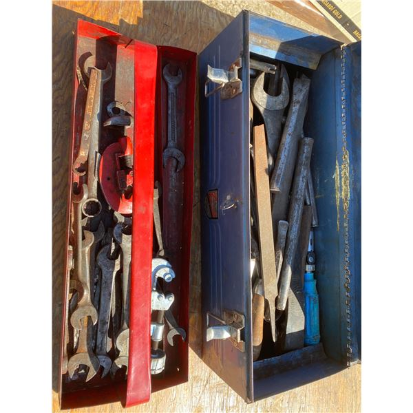 Tool Box Large Wrenches + Etc