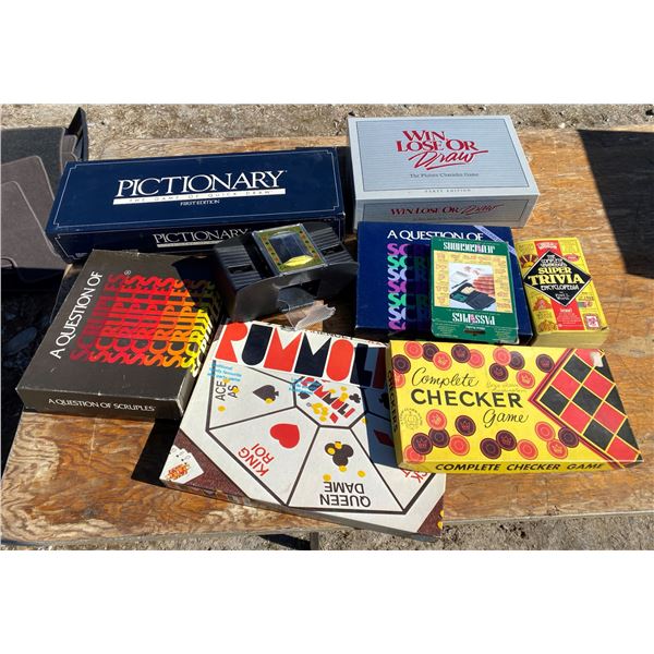 Lot Of Games + Card Shuffler