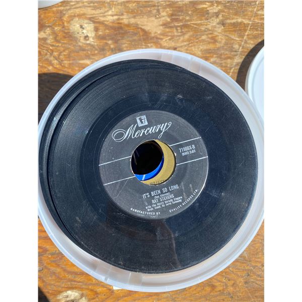 Ice-cream Pail Of RPM Record (45)