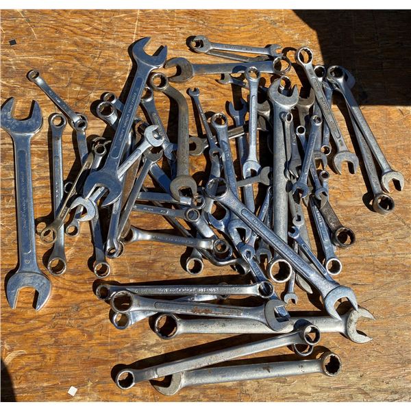 Lot Of Open End Wrenches
