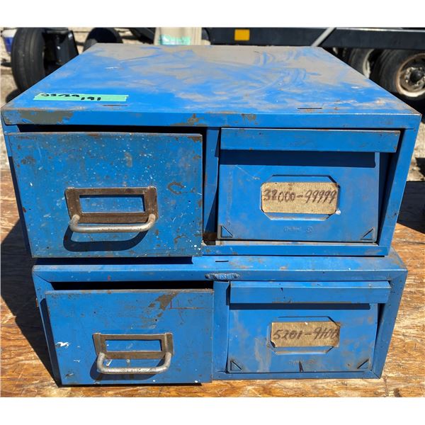 2 Metal Shop Cabinets