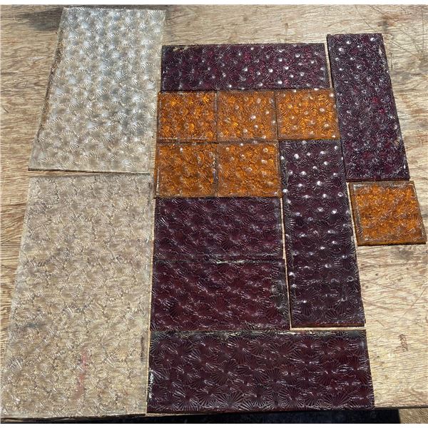 Lot Of Stain Glass Pieces (14)