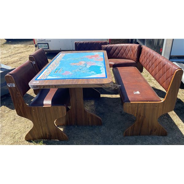 Set Of Table And Chairs (Complete set But Taken Apart)