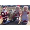 Image 1 : Lot Of Santa And Mrs. Clause Decor