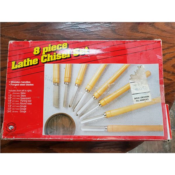 8 piece lathe chisel set