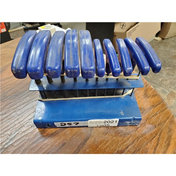 10 pc hex key set