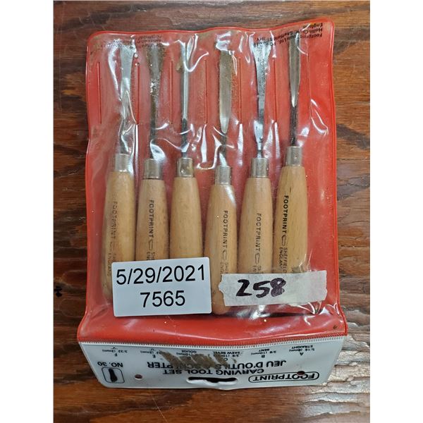 6 pc carving tool set