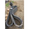 Image 1 : Rubberized Skid Steer Tracks - SD 450X86X56 BBE