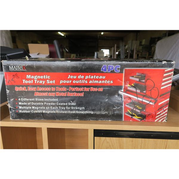 Matrix 4 Piece Magnetic Tool Tray Set