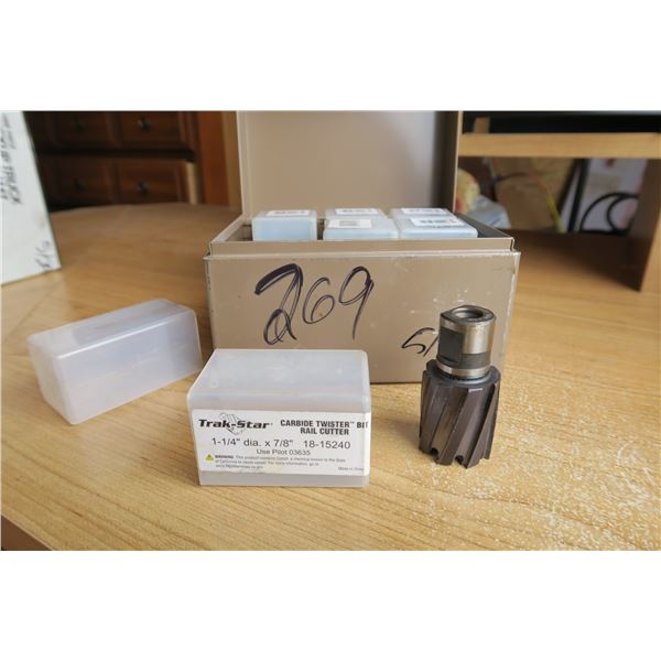 6X Carbide Twister Bit Rail Cutters