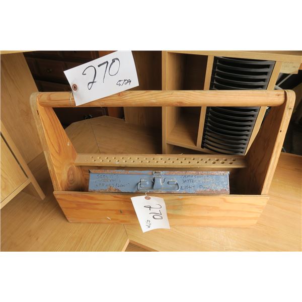 Tool Caddy and Metal Bolt Index