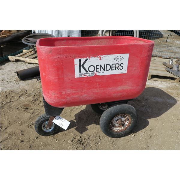 Koenders Feed Cart Red - 36"X20"