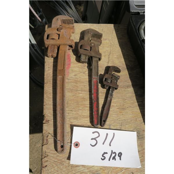 3 Pipe Wrenches