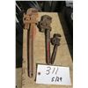 Image 1 : 3 Pipe Wrenches