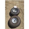 Image 1 : 2 Utility Tires 10" Diameter 3.5" Wide