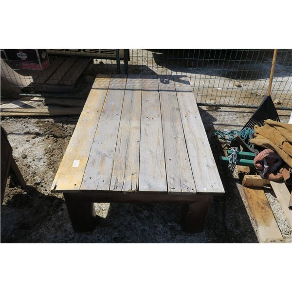 Large Indoor/Outdoor Barnyard Table