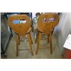 Image 2 : 2 X Wood Stools