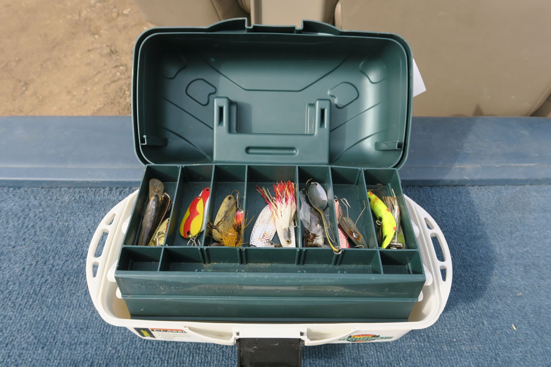 Tackle Box with Hooks Schmalz Auctions