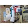 Image 3 : Calculator, 7 Rolls of Paper AND Office Supplies